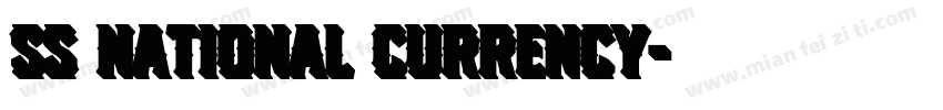 SS National Currency字体转换
